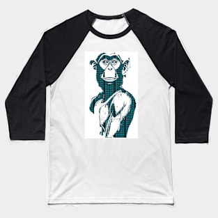 Gorilla Ape Typography Beast Mode Baseball T-Shirt